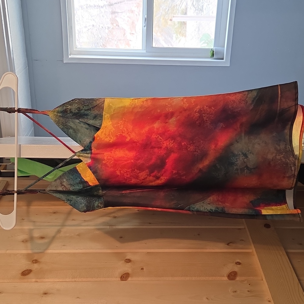 Urban Outfitters Dress Womens Small Pretty Please Cutout Mini Marbled